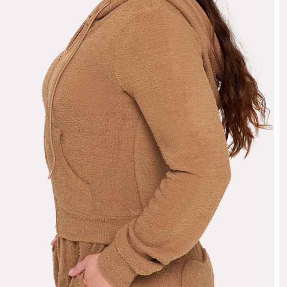 Yitty Zip Up Hoodie Teddy Bear Heart at Back Size XS New With Tag - Picture 3 of 12